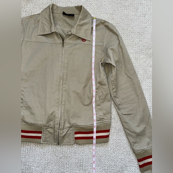 Tan Hurley Bomber Jacket XL - Picture 4 of 11